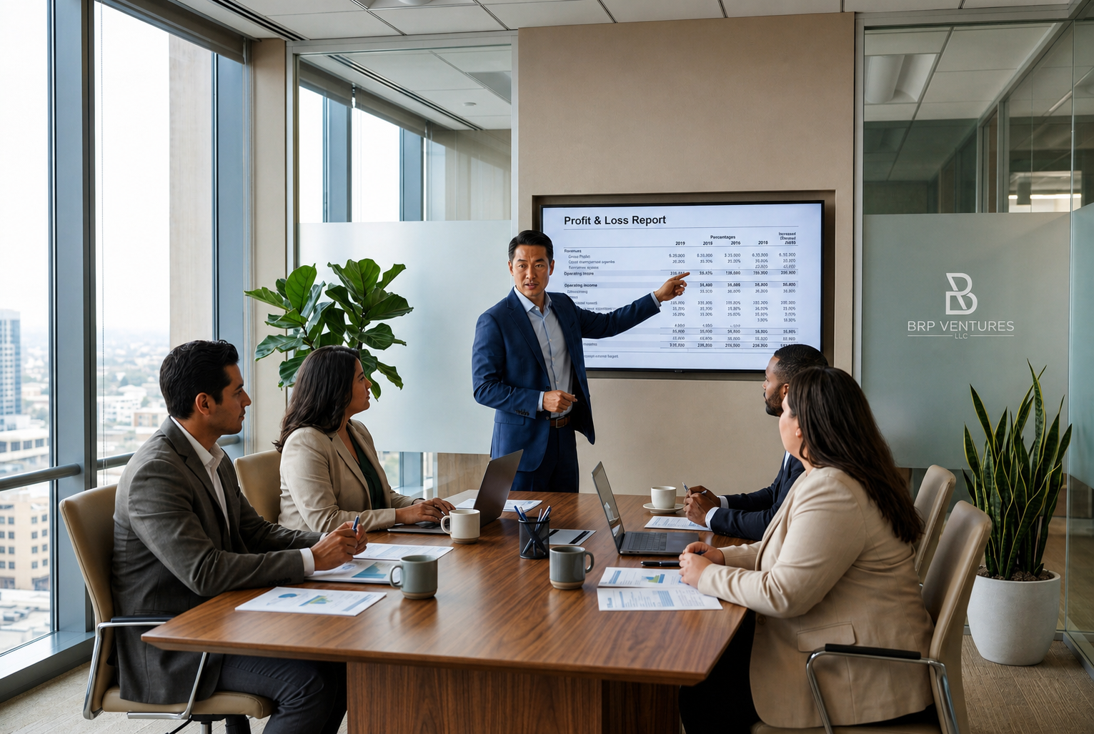BRP Ventures financial strategy meeting